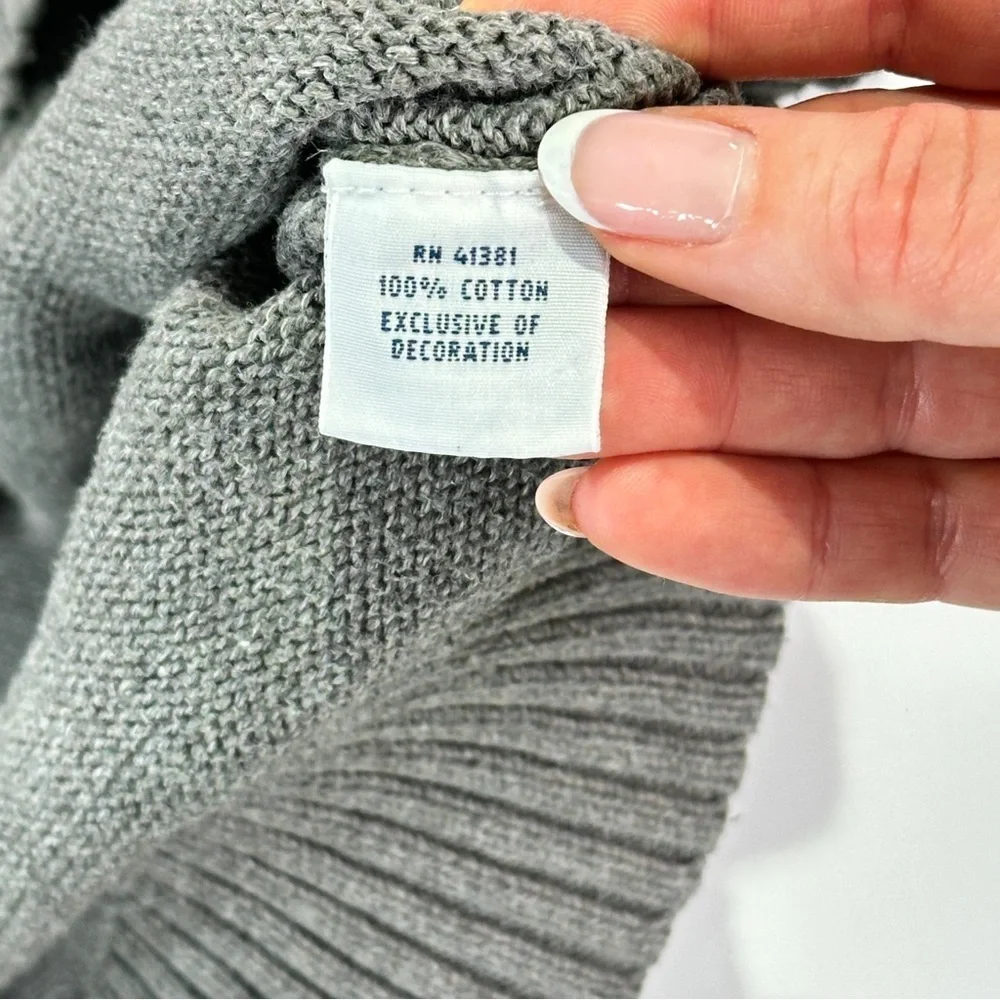 Polo Ralph Lauren Gray Zip-Up Sweater